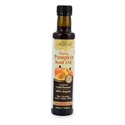 Natures Aid Organic Pumpkin Seed Oil 250ml