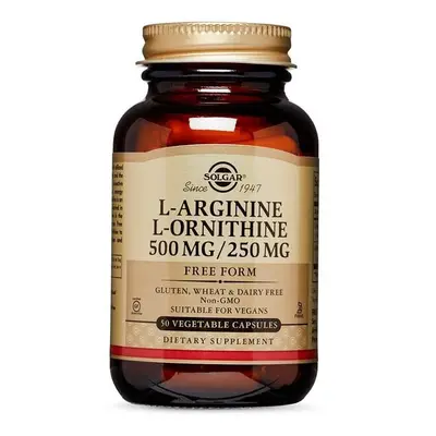 Solgar L- Arginine -Ornithine 250 mg Vegetbale capsules 50's