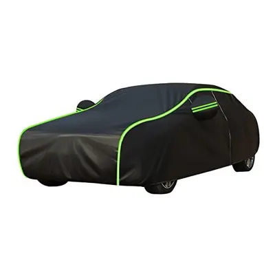 Car Cover for Honda Civic Hatchback, All Weather Custom-fit Car Cover with Zipper Door & Windpro