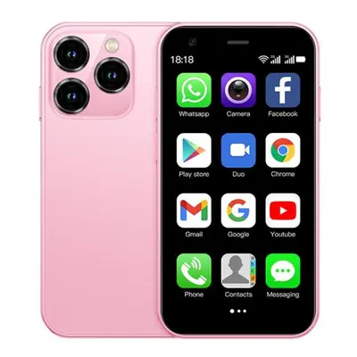 (pink, 2GB) Soyes Xs15 Mini Smartphone 3.0 Inch Display Android 8.1 2gb Ram 16gb Rom Dual Sim Pl