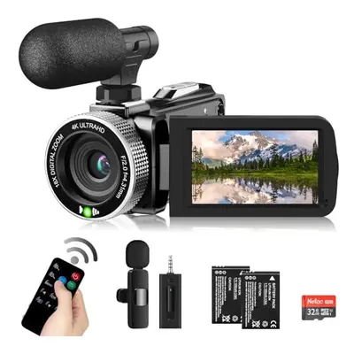 Windancy Video Camera FHD 1080P 48MP 4K Camcorder for YouTube, Video Vlogging Camera Recorder 18