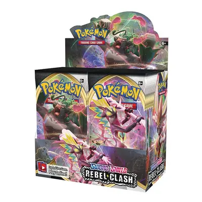 (REBE CLAsh) 324Pcs/Box Pokemon English Cards Box VMAX TCG Evolution Booster Box Chilling