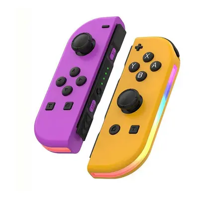 (Purple Orange) Wireless Controller For Nintendo Switch, OLED, Lite Gamepad Joystick (L/R) With 