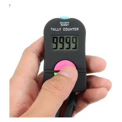 Digital Electronic Hand Tally Head Counter Clicker For Bouncer Crowd Sport Golf