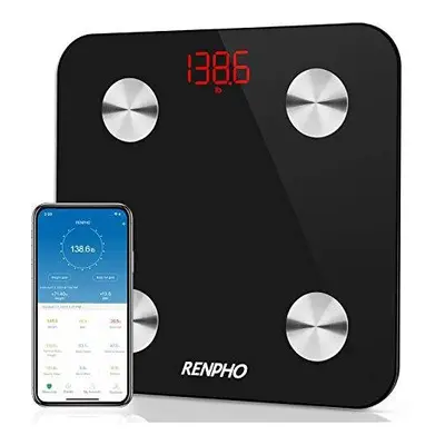 Smart Body Fat Scales, RENPHO Digital Bathroom Weight Scales Bluetooth Weighing Scale for Body C