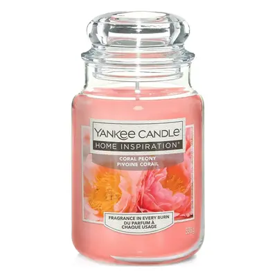 (Coral Peony) Yankee Candle Home Inspiration Candle Large Jar