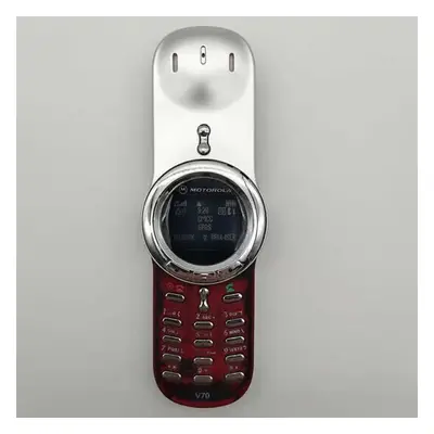 (simple set, Red) Refurbished Original Motorola V70 GSM / 96x64 pixels 430mAh Mobile Phone