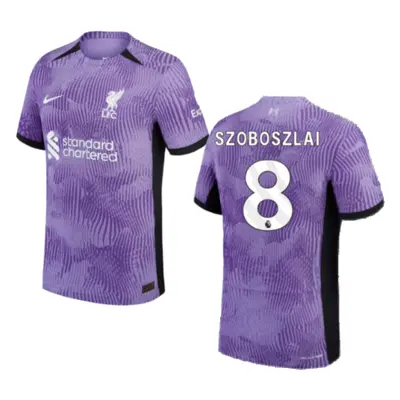 (XS) Liverpool Third Authentic Match Shirt (Szoboszlai 8)