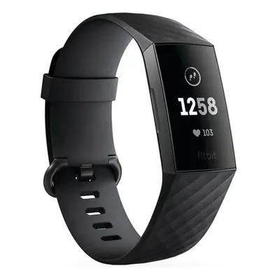 Smartwatch Fitbit Charge dial black 40mm strap rubber fitness bracelet