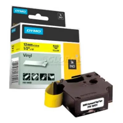 Dymo B973557 Rhino in. Vinyl Tape, White - Pack of