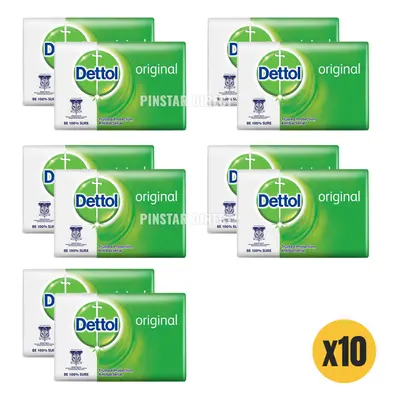 Dettol Original Antibacterial Bar Soap 105g x10