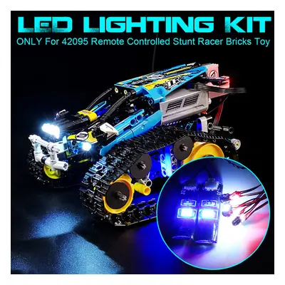 DIY LED Light Lighting Kit For LEGO Remote Controlled Stunt Racer Bricks Toy