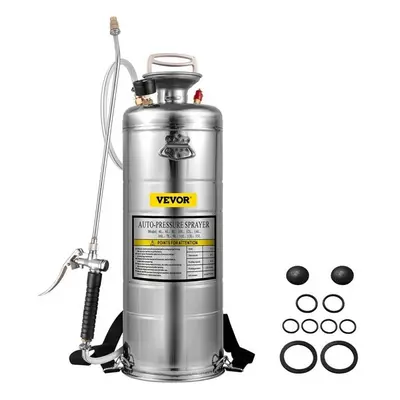 Vevor PWQBXG12L00000001V0 3.5 gal in. Wand, Handle & ft. Reinforced Hose Stainless Steel Sprayer