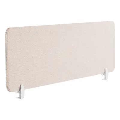 Desk Screen x cm Beige WALLY