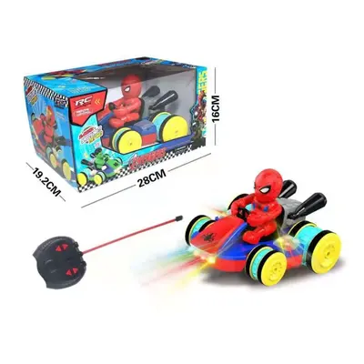 (Spider Man) Super Mario Spiderman Hulk Iron Man Remote Car Collectible Toys Xmas Gifts Kids