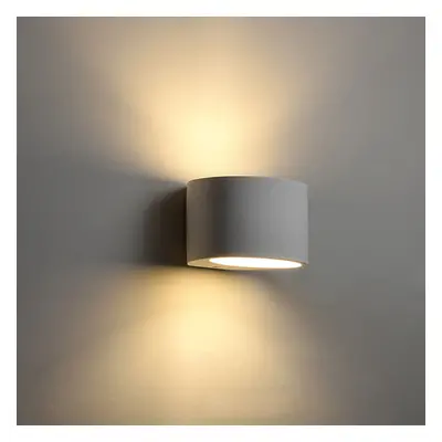 Cylinder Creative Wall Lamp Modern Nordic Style Wall Light 5W Plaster Led Wall Light for Bedroom