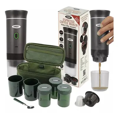 NGT Portable Espresso Coffee Machine USB Fishing Latte Mixer G + NGT Brew kit