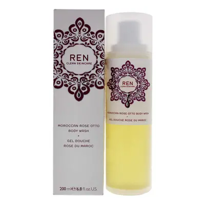 REN clean Skincare Moroccan Rose Otto Body Wash (68 Fl Oz) Daily Shower gel to cleanse Refresh &