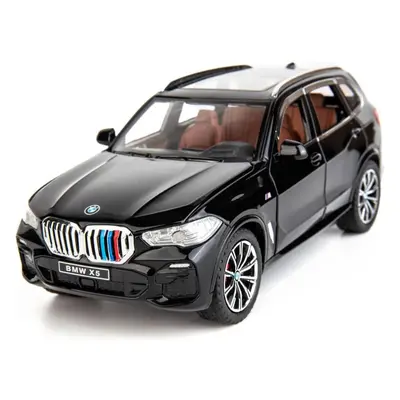 (black, 1/24-Size:20.5*8.5*7.5cm) 1/24 Scale Bmw X5 Suv Model Car Toy, Zinc Alloy Pull Back Toy 