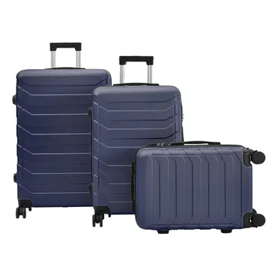 (Blue, inch) Rolling Hardshell Luggage Travel Suitcase