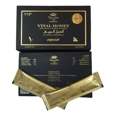 Dose VIP Vital Honey sachets x 15g Ulitmate Power Souce for Men