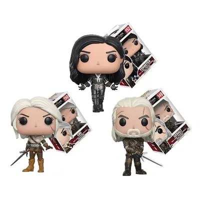 (Family) Ciri Geralt Yennefer Mini Figure Toy | The Witcher Wild Hunt Funko Pop