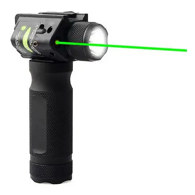 (Green) Combo Hunting Green Red Laser Weapon Pistol Light LED Flashlight Torch