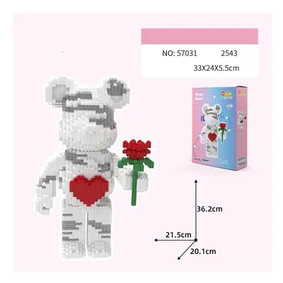 (rose) Violent Bear Kids Lego Toys