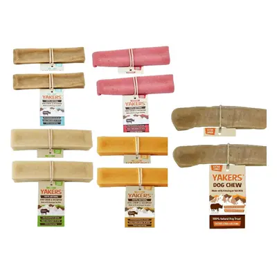 (X Large 10pk) Yakers Himalayan Yak Milk Dog Chew Multi Flavoured Box