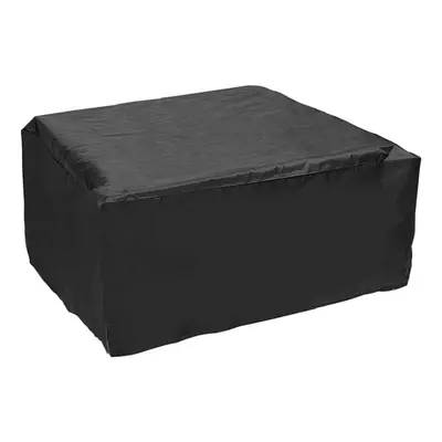 (Black) 90x90x40cm Furniture Waterproof Cover Dust Rain Protect For Rattan Table Outdoor Cube Ro