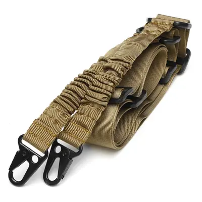 (Yellow) EDC Point Sling Multi-Use Two Point Gun Sling String Clip Sling CS Tactics Gadget 2.16m