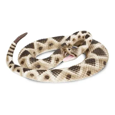 Safari Ltd. Eastern Diamondback Rattlesnake Figurine - Realistic 40"" Model Figure - Educational