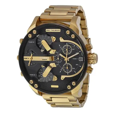 Diesel Big Daddy 2.0 All Gold 66mm Chrono Men's Watch - DZ7333