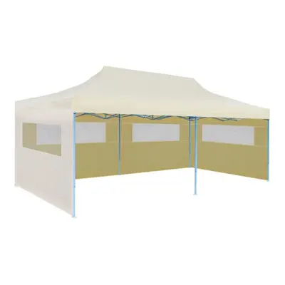 vidaXL Foldable Pop-up Party Tent 3x6m Cream Outdoor Gazebo Marquee Pavilion