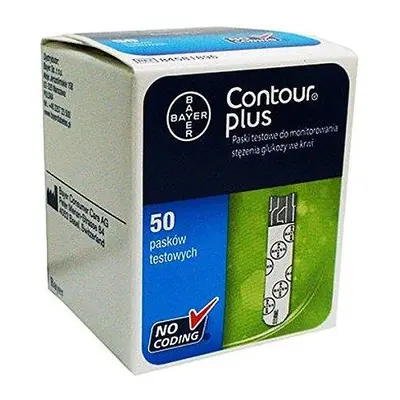 Bayer Contour PLUS Diabetic Blood Glucose Test Strips