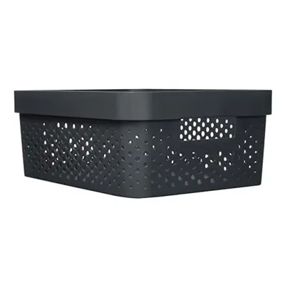 | Infinity Tray 11L, Charcoal Grey, 35.6 x 26.6 x 13.6 cm, Recycled Plastic