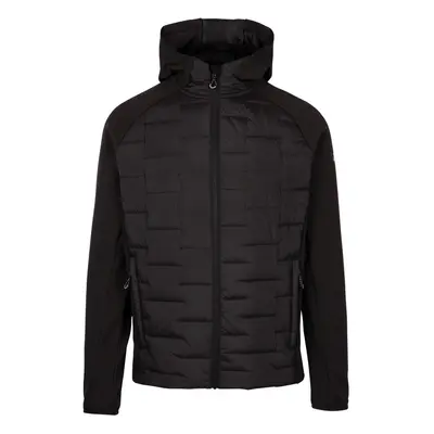 (M, Black) Trespass Mens Active Top Hooded Full Zip Hebner