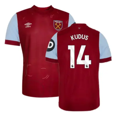 (XLB) West Ham Home Shirt (Kids) (Kudus 14)