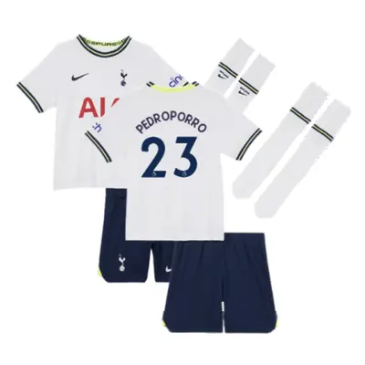 (XLB) Tottenham Little Boys Home Mini Kit (Pedro Porro 23)