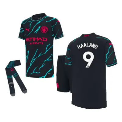 (1-2 Years) Man City Third Mini Kit (HAALAND 9)