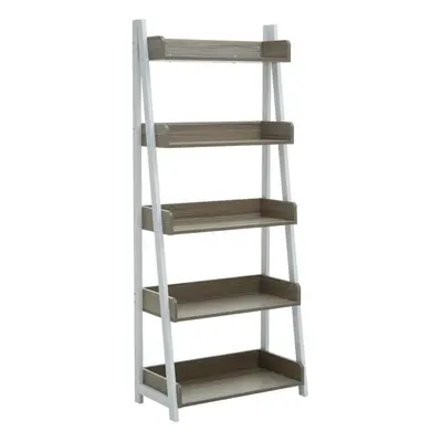 Premier Housewares Bradbury Five Tier Grey Oak Shelf Unit