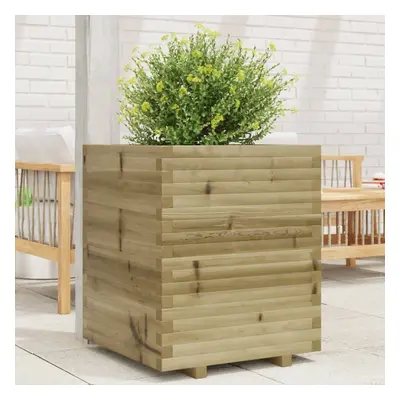 vidaXL Garden Planter Outdoor Flower Pot Planter Pot Impregnated Wood Pine