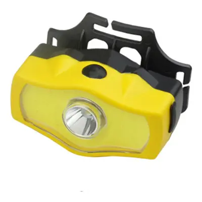 (Yellow) T6+COB 850LM Dual Light Source Cycling Headlamp 3Modes Rechargeable Bike Headlamp