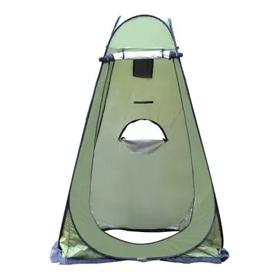 (vojensk zelen) Single Automatic Tent Camping Anti-UV Sunshade Beach Toilet Tent With Storage Ba