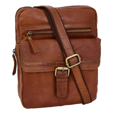 Genuine Leather Cross Body Bag Rugged Vintage Flight Bag Joel Tan