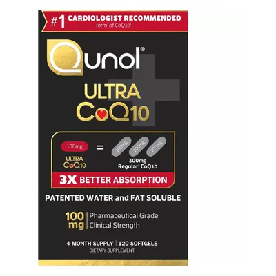 Qunol Ultra CoQ10 mg, Coenzyme Q10 + Vitamin E, Softgels