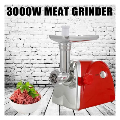 3000W Electric Chopper Meat Grinder Sausage Mincer Food Slicer Machine