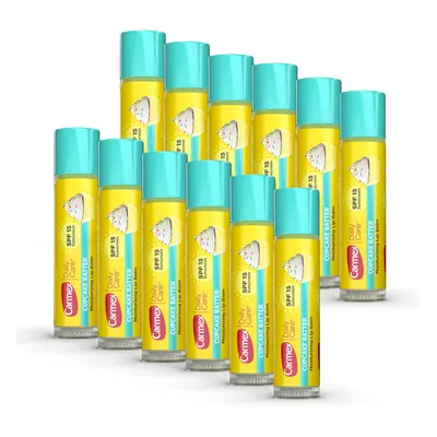 Carmex Daily Care Moisturizing Lip Balm with SPF Cupcake Batter Lip Balm Sticks 0.15 OZ Each Cou