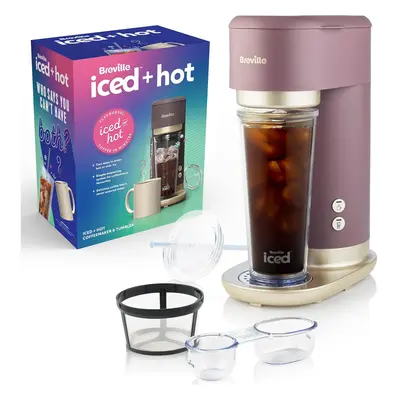 (Iced) Iced Coffee Maker | Single Serve Iced Coffee Machine Plus Coffee Cup with Straw | Ready i