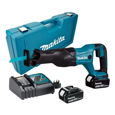 Makita DJR186RTE 18v LXT Reciprocating Recip Sabre Saw - x 5.0ah Batteries